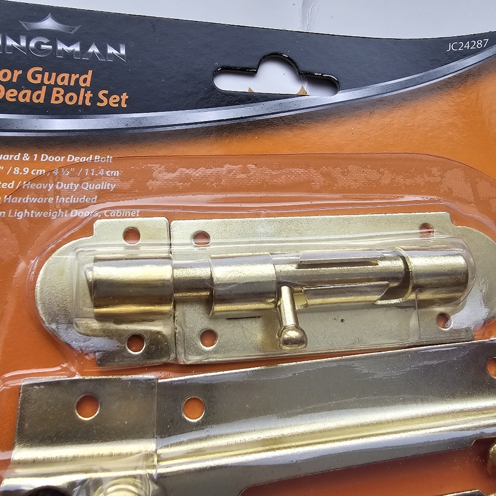 Door guard and Dead bolt set